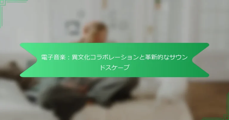 電子音楽：異文化コラボレーションと革新的なサウンドスケープ